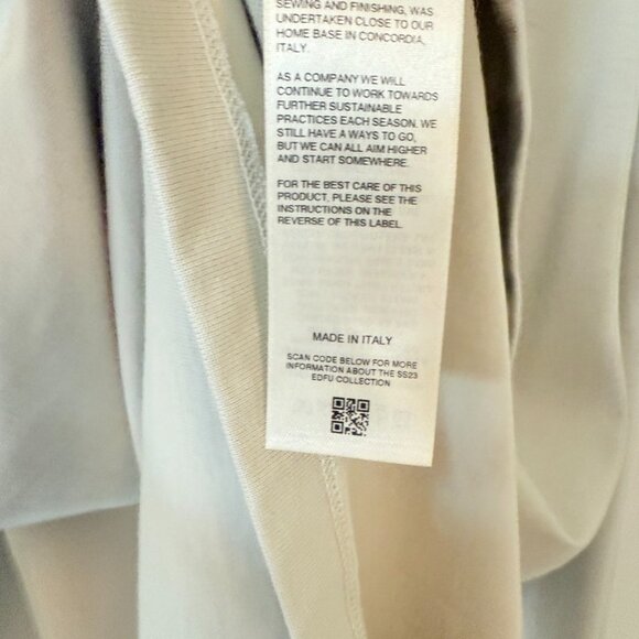 Rick Owens Drawstring Hoodie in Pearl (Off White) Size XL 100% Cotton - Picture 8 of 9